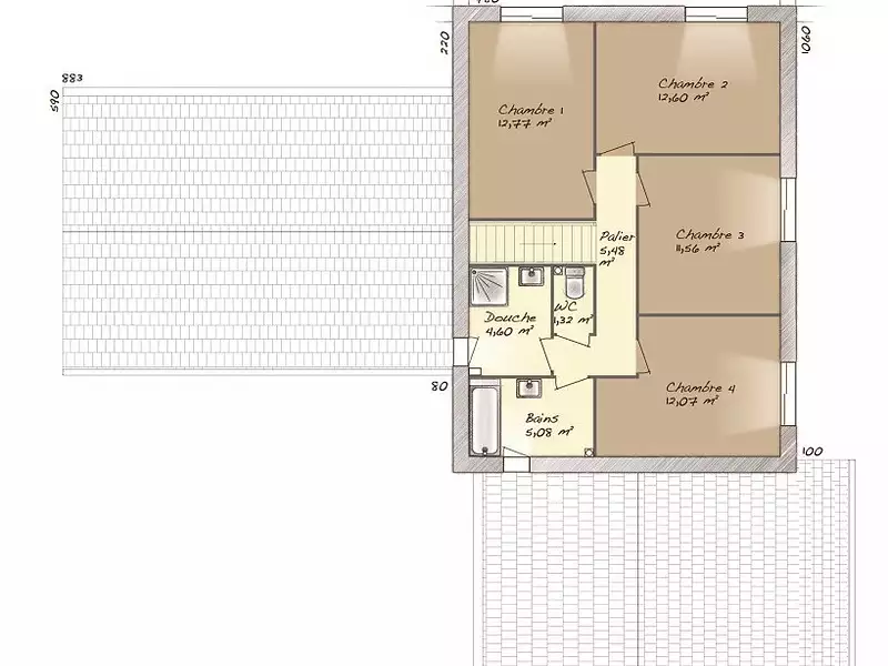 Maison neuve, 170 m² - Fresne-le-Plan (76520)