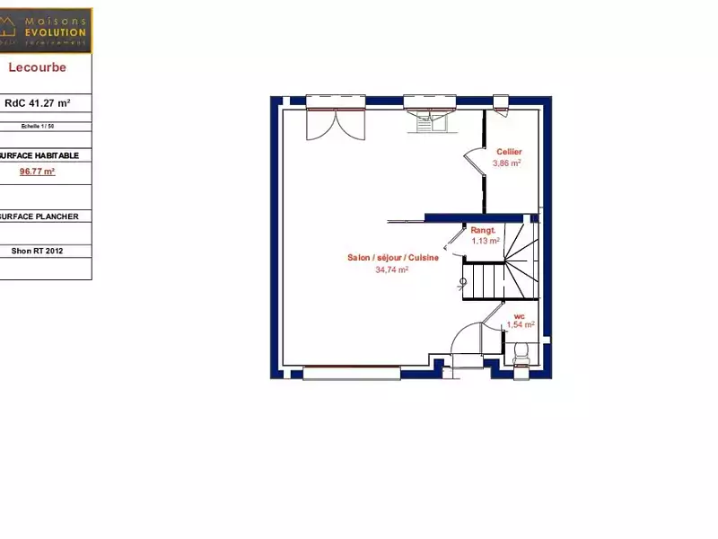 Maison neuve, 96 m² - Triel-sur-Seine (78510)