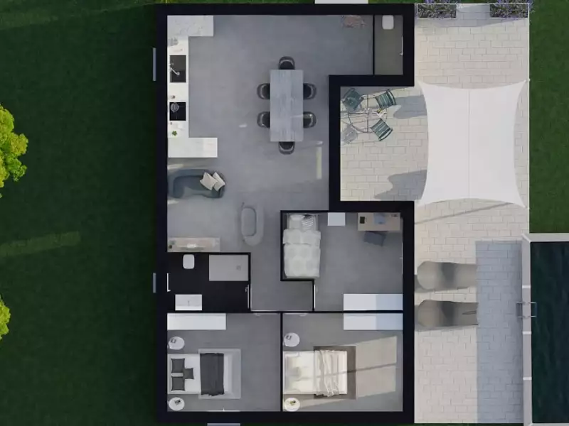 Maison neuve, 80 m² - Le Val (83143)