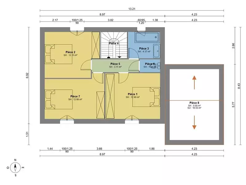 Maison neuve, 113 m² - Ancône (26200)