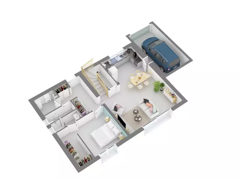 Maison neuve, 100 m² - Galargues (34160)