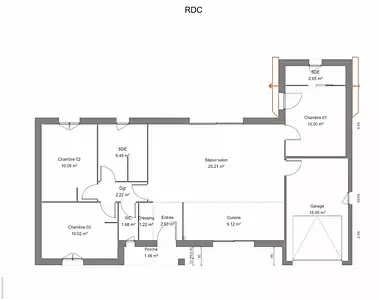 Maison neuve, 81 m²