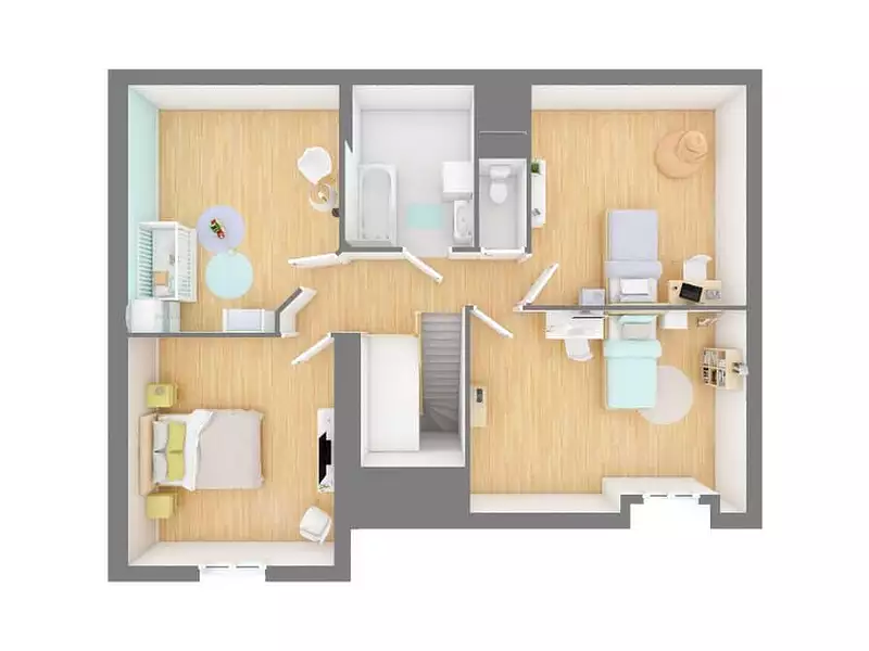 Maison neuve, 99 m² - Saint-Pierre-des-Bois (72430)