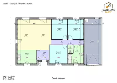 Maison neuve, 90 m²