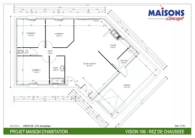 Maison neuve, 82 m²
