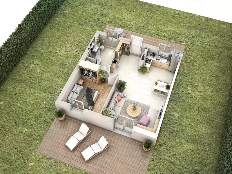 Maison neuve, 49 m² - Meaux (77100)