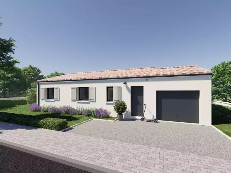Maison neuve, 80 m² - Saint-Augustin (17570)