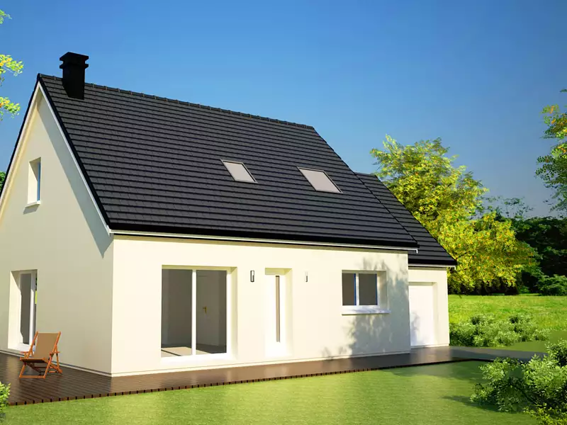 Maison neuve, 96 m² - Saint-Jean-du-Cardonnay (76150)