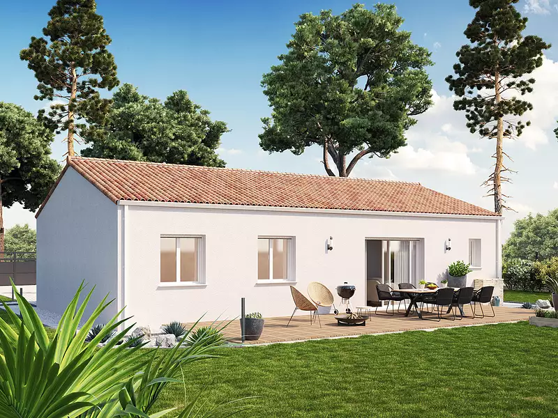 Maison neuve, 90 m² - Saint-Vincent-sur-Graon (85540)