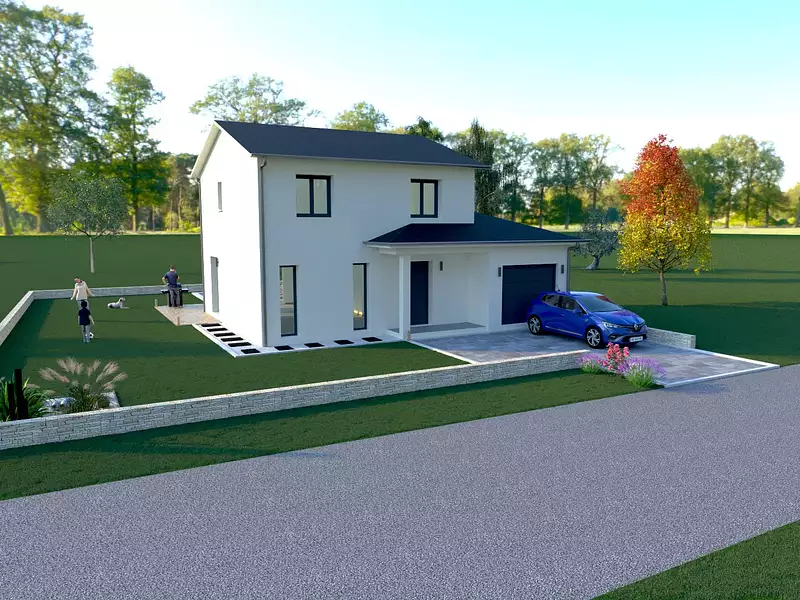 Maison neuve, 94 m² - Saint-Paul-de-Varax (01240)