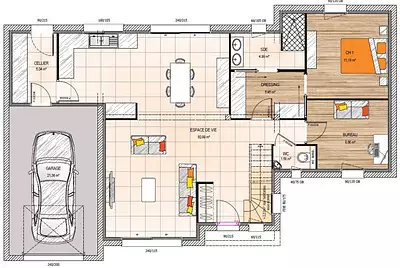 Maison neuve, 119 m²