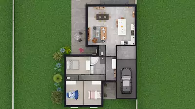 Maison neuve, 110 m²