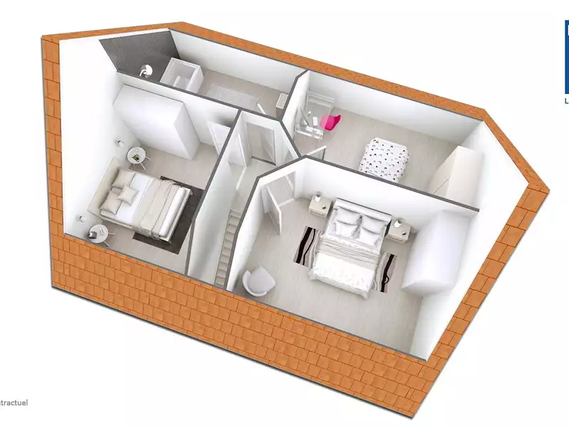 Maison neuve, 88 m² - Chessy (77700)