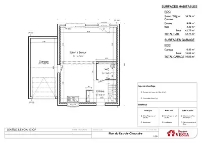Maison neuve, 81 m²