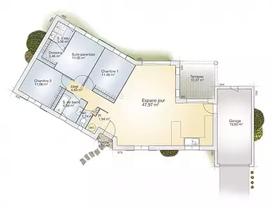 Maison neuve, 100 m²