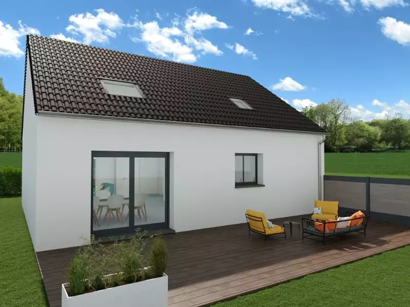 Maison neuve, 100 m² - Wambaix (59400)
