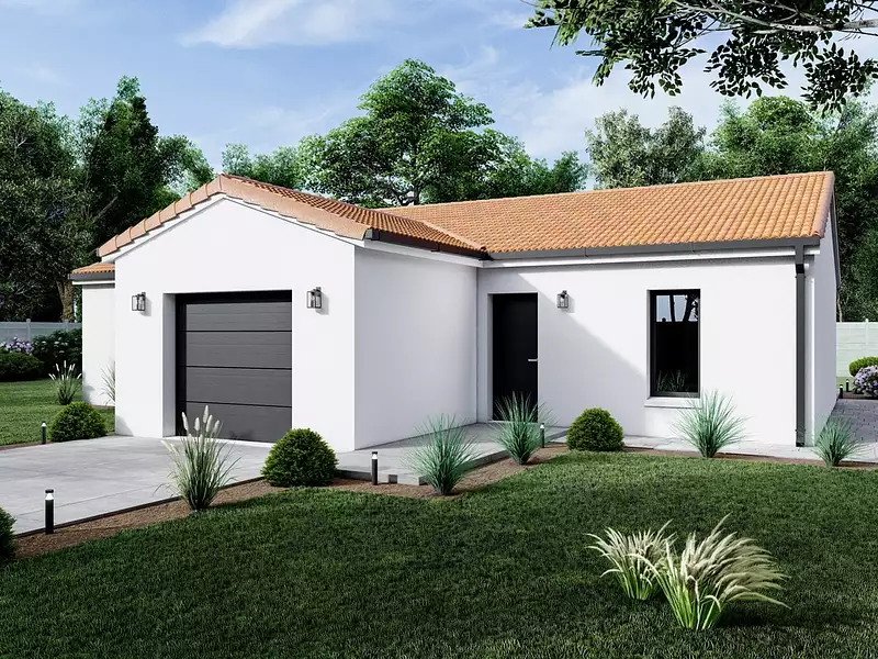 Maison neuve, 102 m² - Saint-Rémy-en-Rollat (03110)