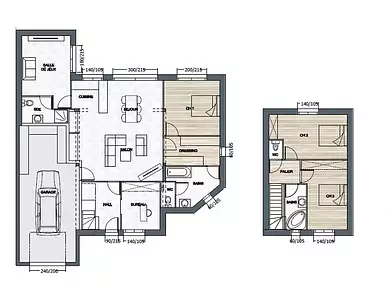 Maison neuve, 139 m²