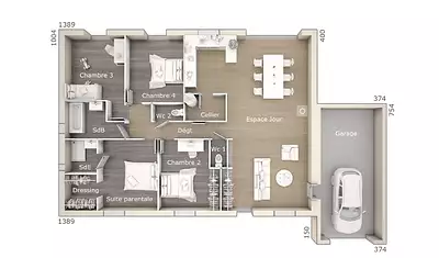 Maison neuve, 120 m²