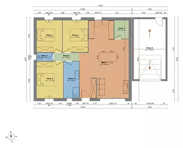 Maison neuve, 83 m²