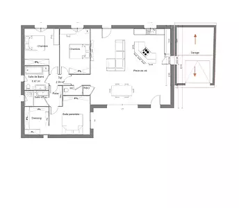 Maison neuve, 90 m²