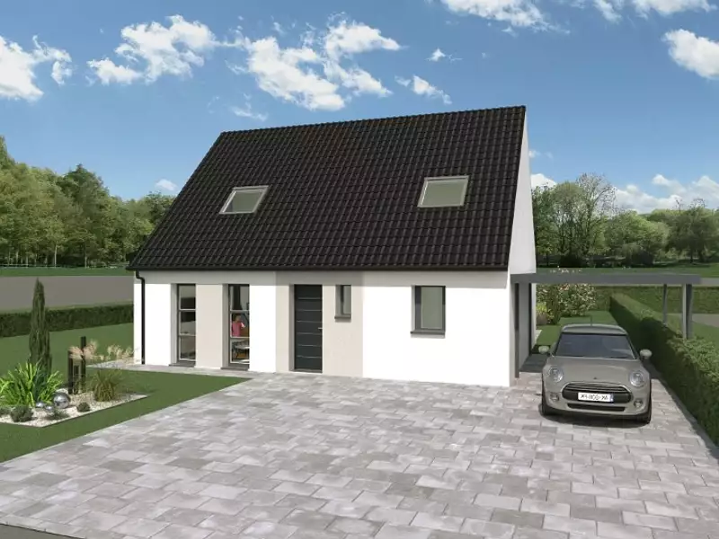 Maison neuve, 90 m² - Ardres (62610)
