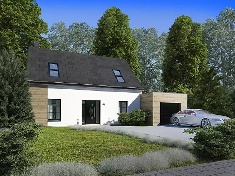 Maison neuve, 98,87 m² - Beuzeville (27210)