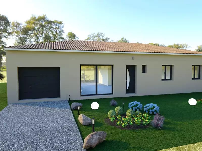 Maison neuve, 91 m² - Rieux-Minervois (11160)