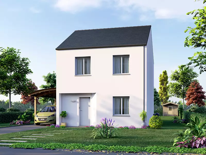 Maison neuve, 85,38 m² - Louviers (27400)