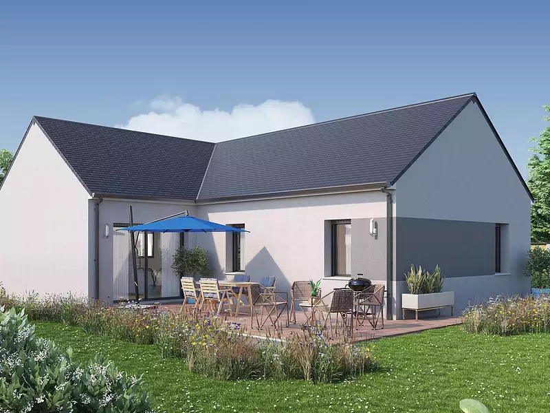 Maison neuve, 82 m² - Hommes (37340)