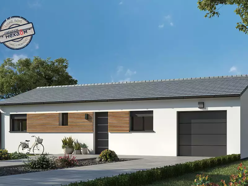 Maison neuve, 83 m² - Campagne-lès-Guines (62340)