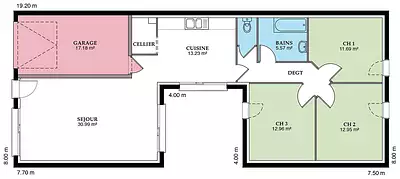 Maison neuve, 96 m²