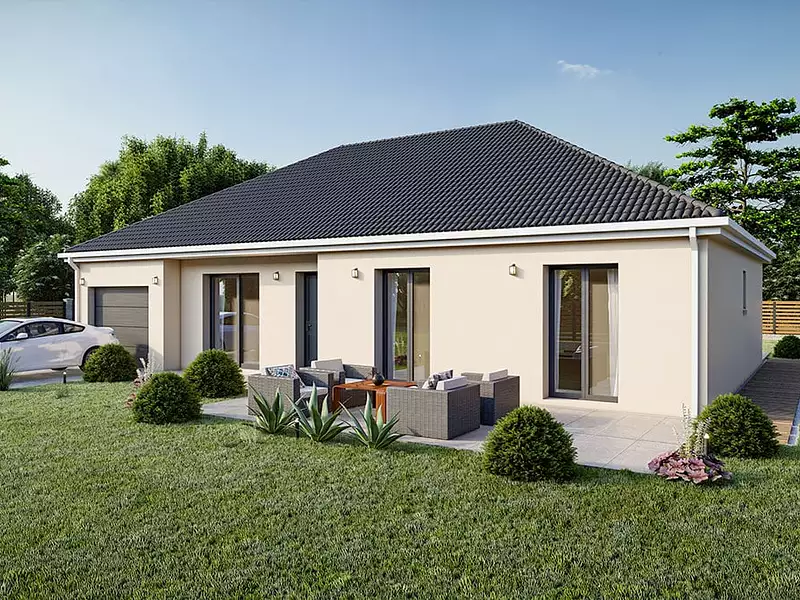 Maison neuve, 71 m² - Saint-Marcel (71380)