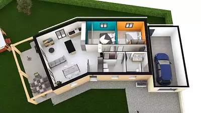 Maison neuve, 83 m²