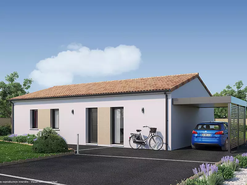 Maison neuve, 90 m² - Parempuyre (33290)