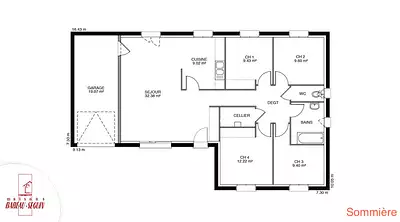 Maison neuve, 80 m²