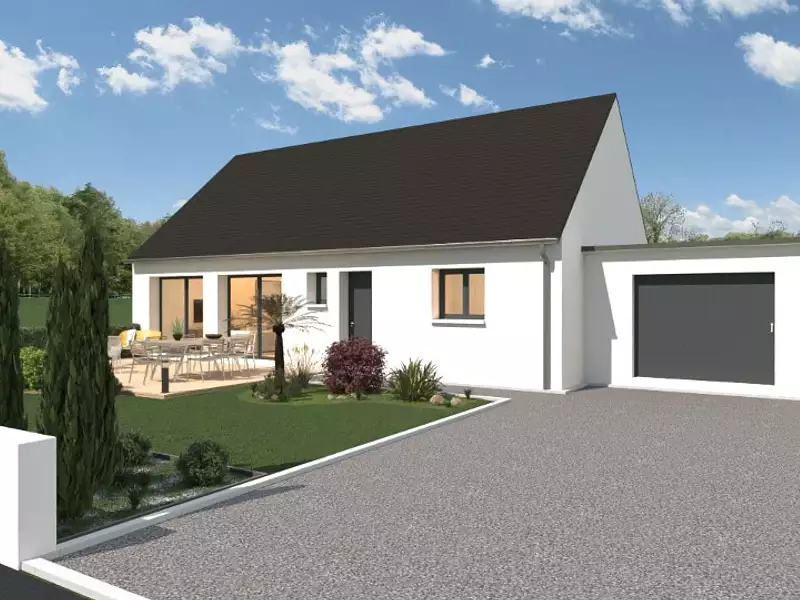 Maison neuve, 90 m² - Loperhet (29470)