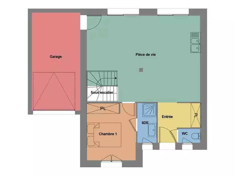 Maison neuve, 100 m² - Plonéour-Lanvern (29720)