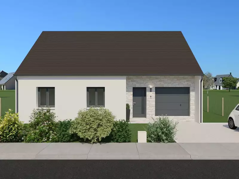 Maison neuve, 86 m² - Pernay (37230)