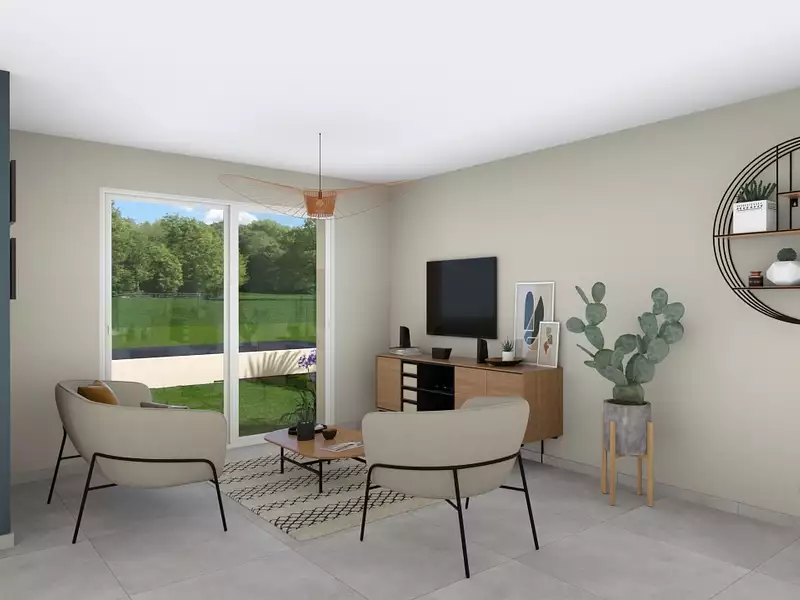 Maison neuve, 100 m² - Saint-Jean-la-Bussière (69550)
