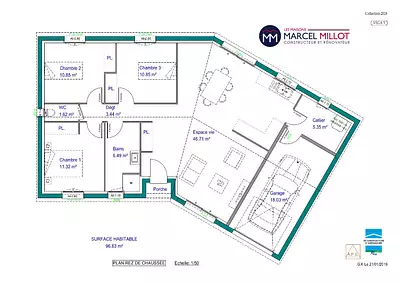 Maison neuve, 96 m²