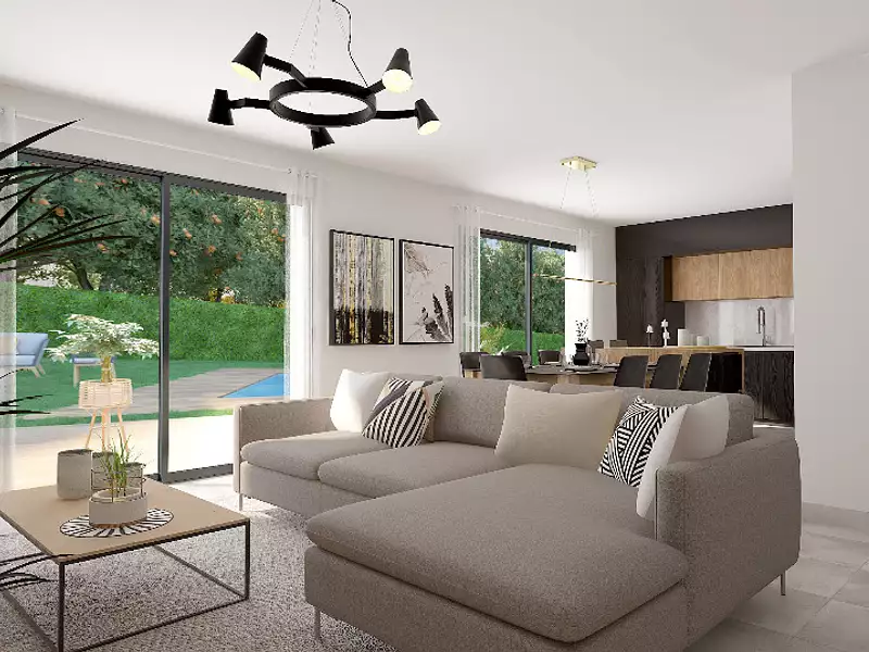 Maison neuve, 101 m² - Montarnaud (34570)