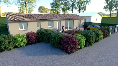 Maison neuve, 73 m²