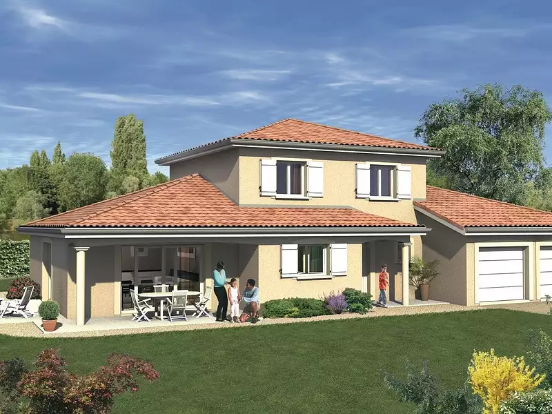Maison neuve, 115 m² - Villeneuve (01480)