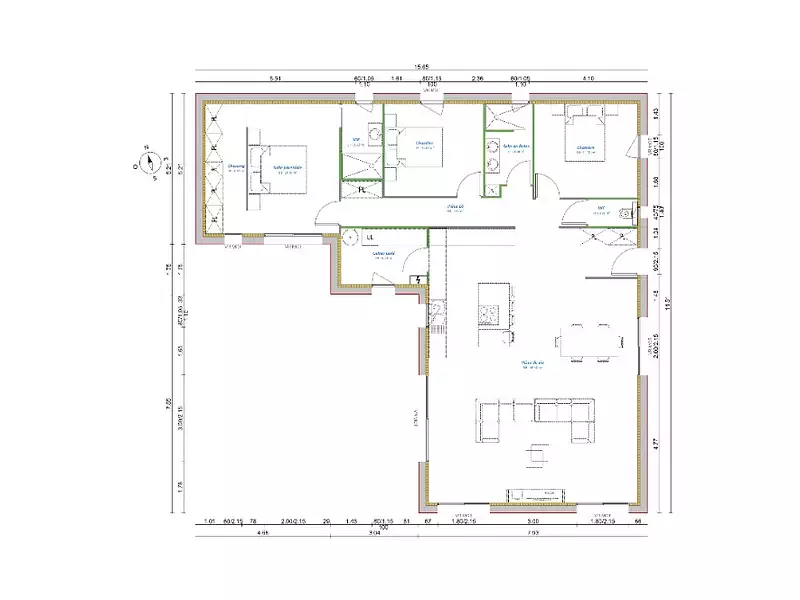 Maison neuve, 132 m² - Conches-en-Ouche (27190)