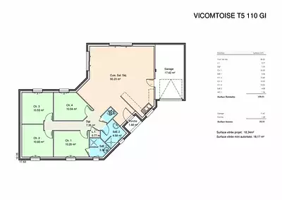 Maison neuve, 120 m²