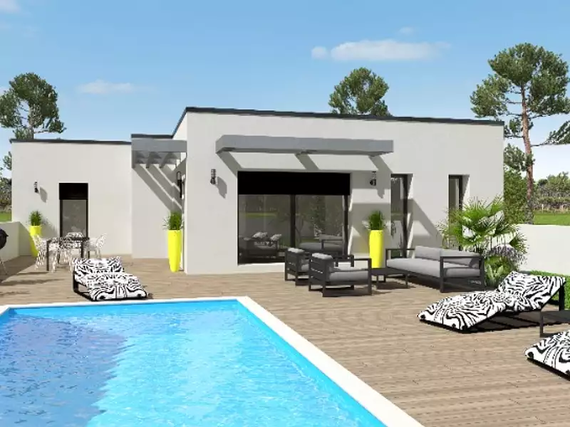 Maison neuve, 97 m² - Ballon (17290)