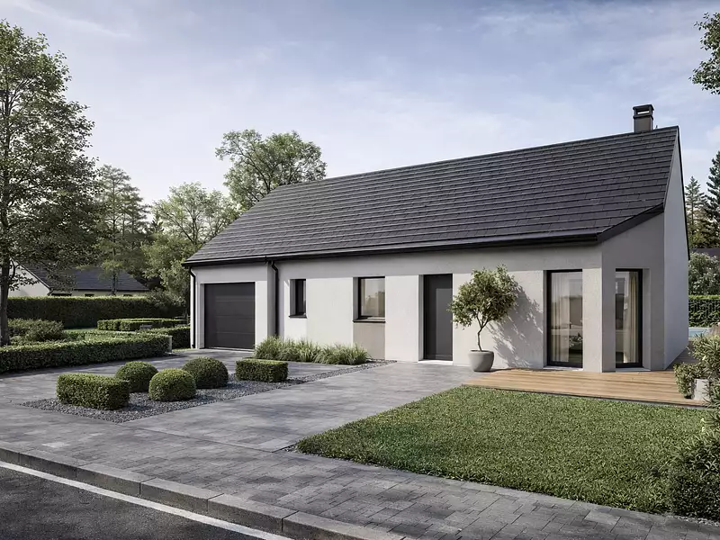 Maison neuve, 84,29 m² - Niergnies (59400)