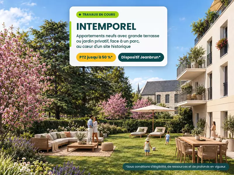 Programme neuf INTEMPOREL à Saint-Jean-de-la-Ruelle (45140) – SULLY IMMOBILIER