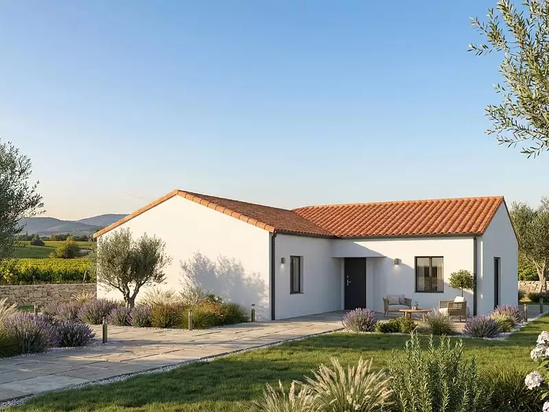 Maison neuve, 92 m² - Douchapt (24350)